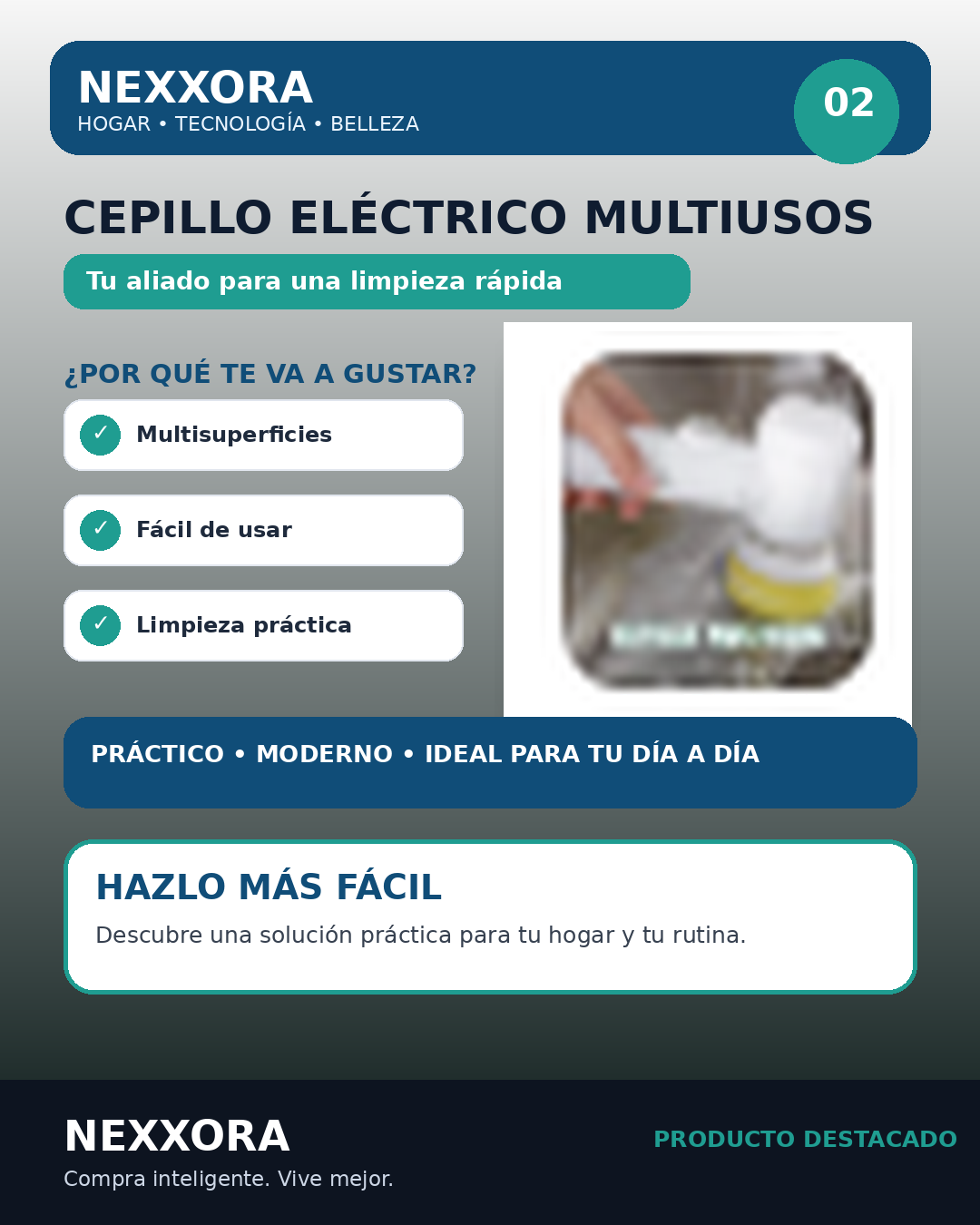 CEPILLO ELÉCTRICO MULTIUSOS