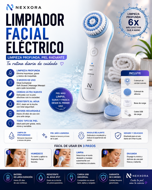 LIMPIADOR FACIAL ELECTRICO
